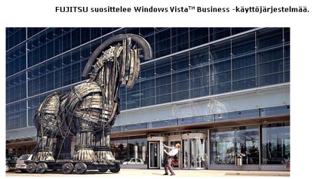 Sehän on Troijan hevonen